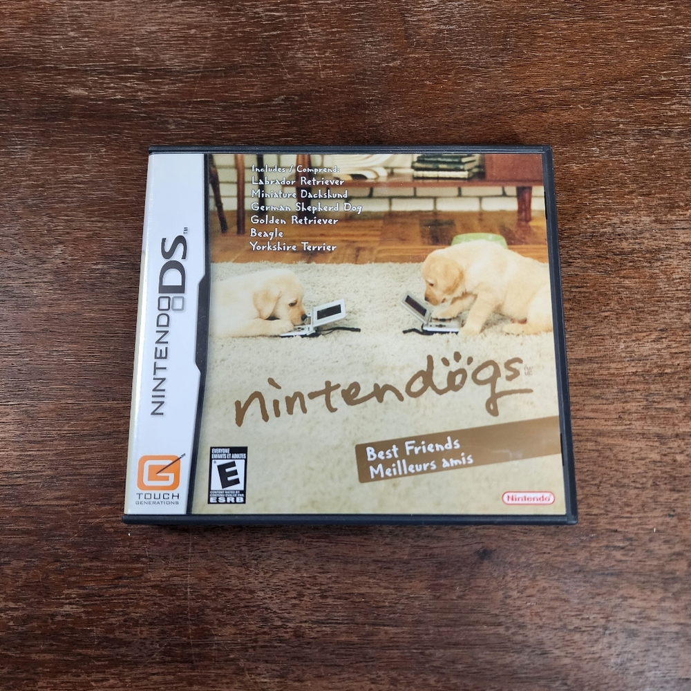 Nintendo DS Nintendogs Best Friends Not For Resale Game CIB